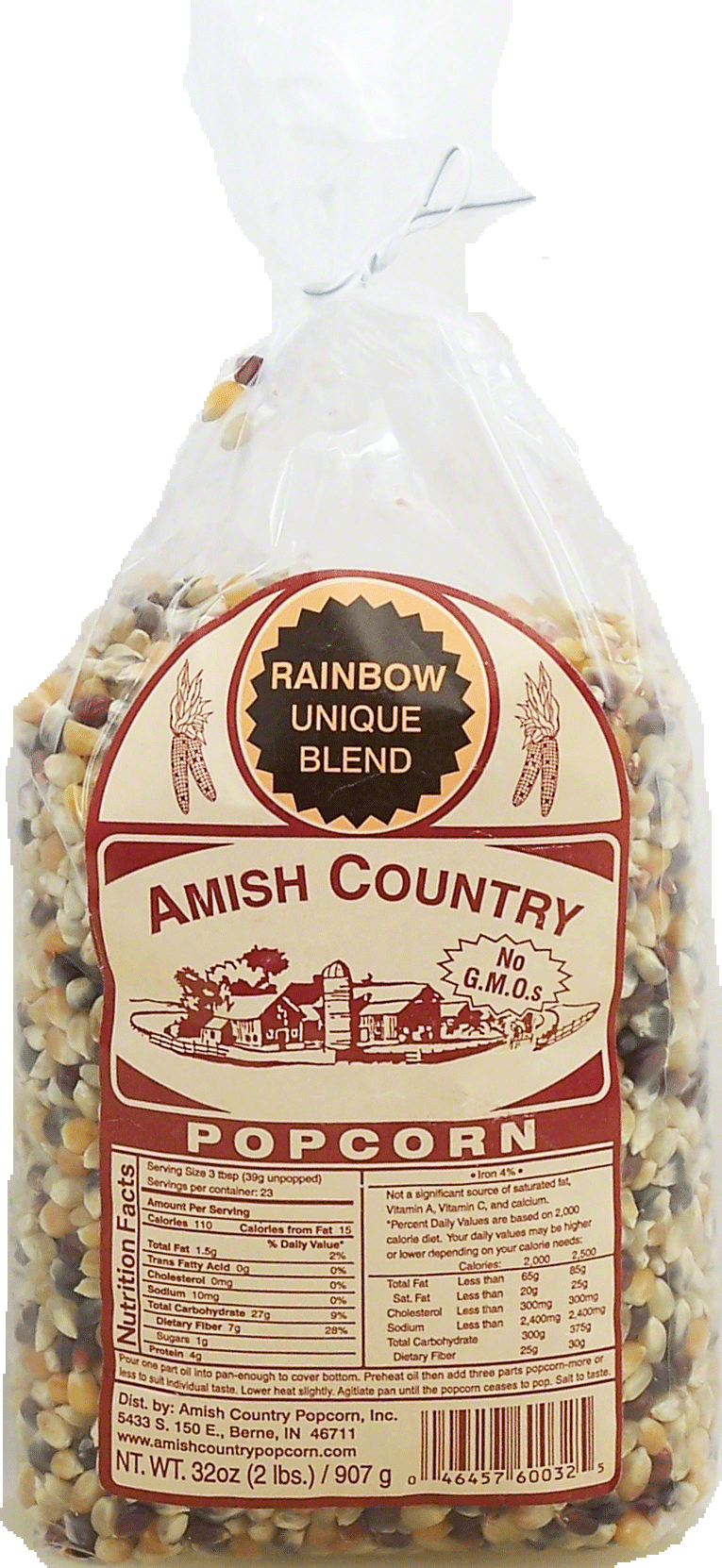 Amish Country  rainbow unique blend popcorn kernels Full-Size Picture